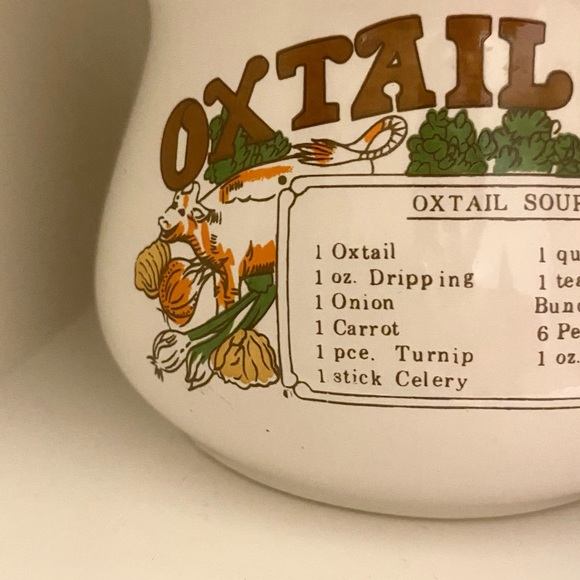 Vintage 1970 oxtail Soup Bowl/Mug - Picture 2 of 3